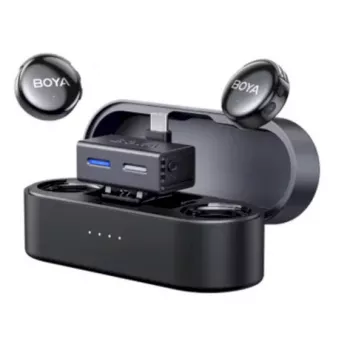 BOYA BOYALINK 3-02 Wireless Microphone System 2.4GHz USB-C - Black