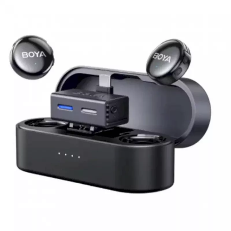 BOYA BOYALINK 3-02 Wireless Microphone System 2.4GHz USB-C - Black