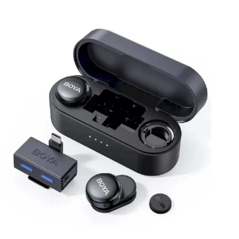 BOYA BOYALINK 3-02 Wireless Microphone System 2.4GHz USB-C - Black