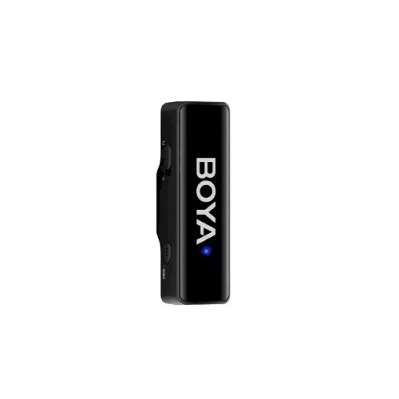 BOYA BOYALINK-TX Wireless Microphone System, 2.4GHz, 1 Receiver and 2 Transmitters, Ultra-Long Battery Life, Black