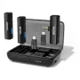 BOYA BOYALINK-TX Wireless Microphone System, 2.4GHz, 1 Receiver and 2 Transmitters, Ultra-Long Battery Life, Black