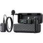 BOYA BOYAMIC 2-01 Wireless and Wired Microphone System 2.4GHz, AI Powered Noise Cancellation with 2 Receivers and 1 Transmitter (USB-C) Black