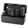 BOYA BOYAMIC 2-02 Wireless Microphone System 2.4GHz, AI-Powered Noise Cancellation, 2 Receivers + 1 Transmitter (USB-C) Black