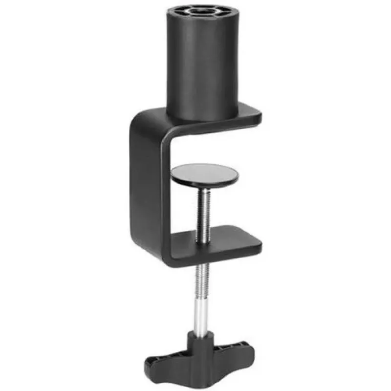 BOYA BY-BA30 Microphone Boom Arm (Steel, Black) - Desk Clamp Mount, 800mm Reach, 360° Rotation, 1.1kg Capacity, 3/8 inch Thread with 5/8 inch Adapter