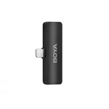 BOYA BY-V4D Wireless Microphone System with 4 Transmitters and 1 Lightning Receiver (Black)
