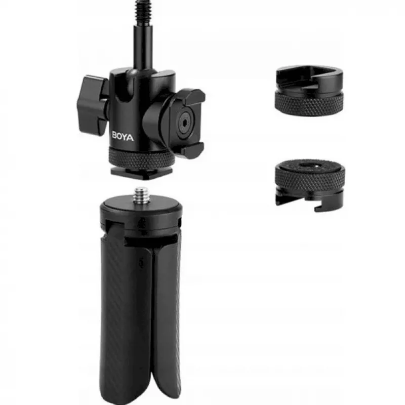 BOYA Desktop Stand 01 1/4 inch Microphone and Camera Tripod - Black