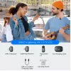 BOYA Mini 2-01 Wireless Microphone System 2.4GHz with 2 Transmitters and 2 Receivers (USB-C and Lightning) Black