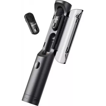 BOYA Wireless Microphone Magic-03 2.4GHz with 2 Transmitters and 2 Receivers (Type-C and 3.5mm Female) Black EU