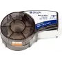 Brady M21-750-461 B-461 Polyester Continuous Label Tape, Black on White, 19.05 mm x 6.4 m, Permanent Adhesive 110933