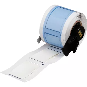 BRADY PermaSleeve Heat-Shrink Wire Marker Sleeve, Black on White, 0.75 inch Width, 21 ft, 16-10 AWG