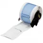 BRADY PermaSleeve Heat-Shrink Wire Marker Sleeve, Black on White, 0.75 inch Width, 21 ft, 16-10 AWG