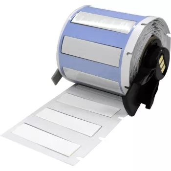 BRADY PermaSleeve Heat-Shrink Wire Marker Sleeves, 3:1, White, 4.75 mm to 1.57 mm, for BMP21-PLUS/M210/M211, 2.13 m