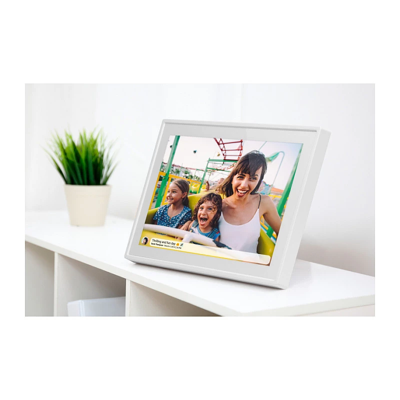 Braun DigiFrame 1019 WiFi 25.7cm (10.1 inch) White Digital Photo Frame