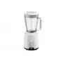 Braun JB1050WH Household PowerBlend 1 Stand Mixer with 1.5 L Glass Blending Jug, Kitchen Helper for Chopping, Pureeing & Mixing, Ice-Crush Function, 2 Speeds, 600 Watt, White (JB1050)