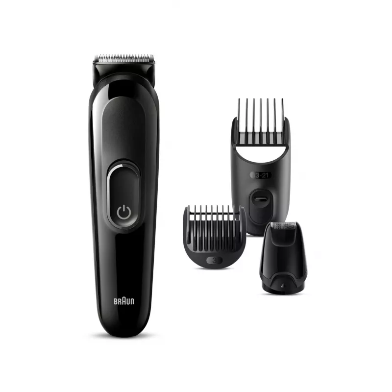 Braun MGK 3420 All-in-One Multi-Grooming Trimmer 6-in-1 Kit for Face, Hair, Nose & Ear