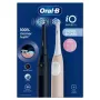 Braun Oral-B iO Series 2 Electric Toothbrush Night Black/Calm Pink with 2nd Handle