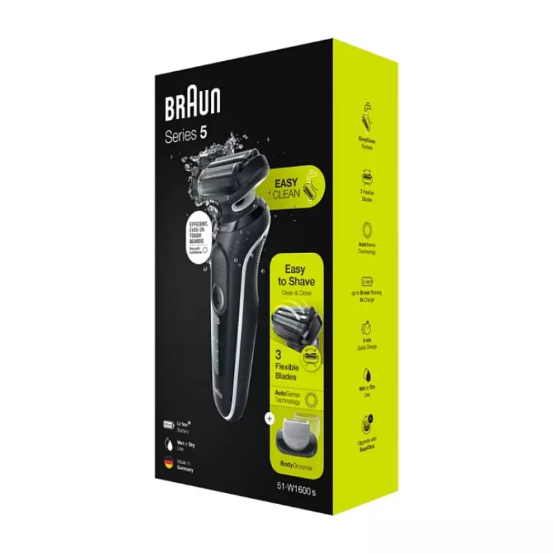 Braun Oral-B iO5 Series 51-W1600S Electric Toothbrush, Black, 5 Modes, Bluetooth