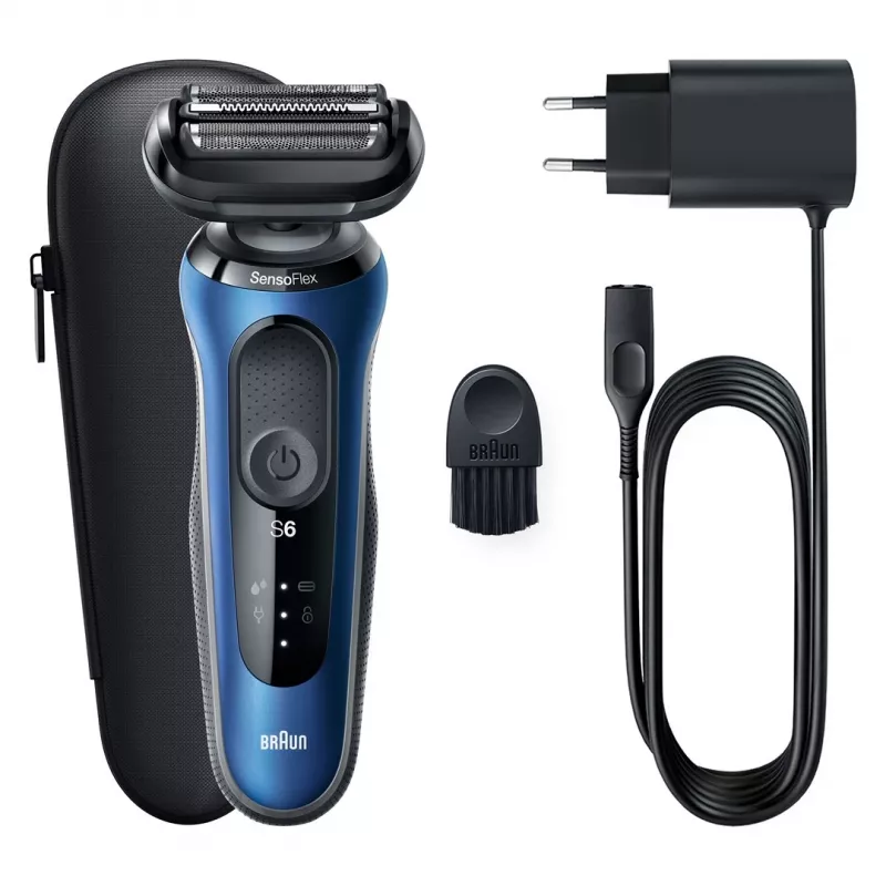 Braun Series 61 - B1000s Electric Shaver Wet & Dry Blue