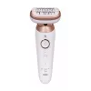 Braun Silk-épil 9 3D SES9-481 Wet & Dry Cordless Epilator with 40 Tweezers, SensoSmart, Smartlight, Trimmer, White/Rose Gold