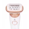 Braun Silk-épil 9 3D SES9-481 Wet & Dry Cordless Epilator with 40 Tweezers, SensoSmart, Smartlight, Trimmer, White/Rose Gold