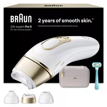 Braun Silk-expert 80851324 Light Hair Remover Intense Pulsed Light (IPL) White, Yellow