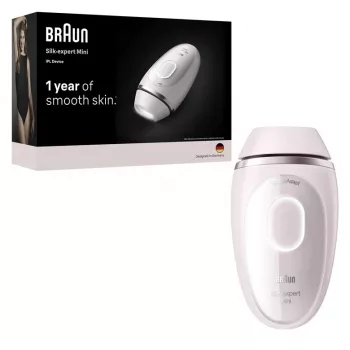 Braun Silk-expert PL1000 IPL Hair Removal Device, Pink & White
