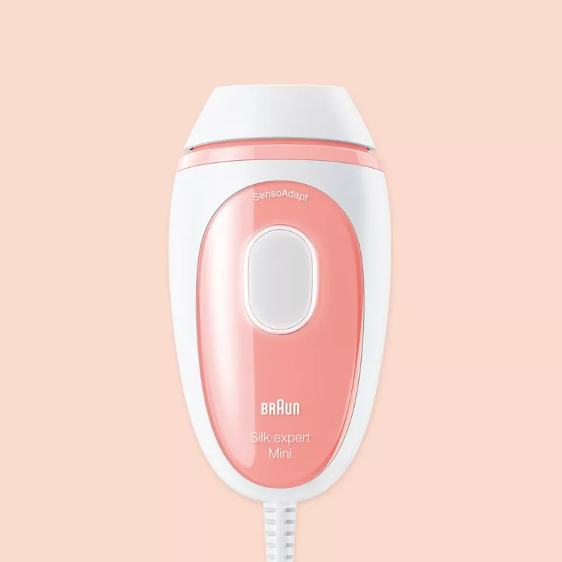 Braun Silk-expert PL1000 IPL Hair Removal Device, Pink & White