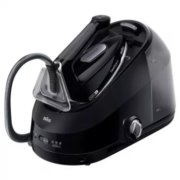 BRAUN Steam Generator IS5249BK - 2400 W, 7.5 bar, 2 L Tank, Black/Grey