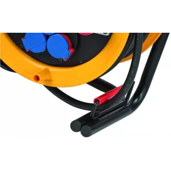 Brennenstuhl 1319200010 Cable Reel 230-400 V 25m H07RN-F 5G2.5 with 5 Sockets IP44