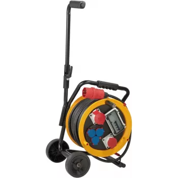 Brennenstuhl 1319200010 Cable Reel 230-400 V 25m H07RN-F 5G2.5 with 5 Sockets IP44