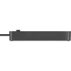 Brennenstuhl Ecolor Power Strip 4-Way with 2x USB-C, 1x USB-A, 1.5m Cable, Safety Switch, Black/Anthracite