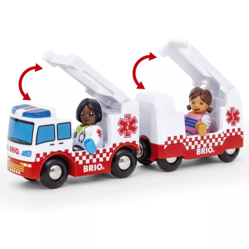 BRIO World Rescue Ambulance Toy Vehicle