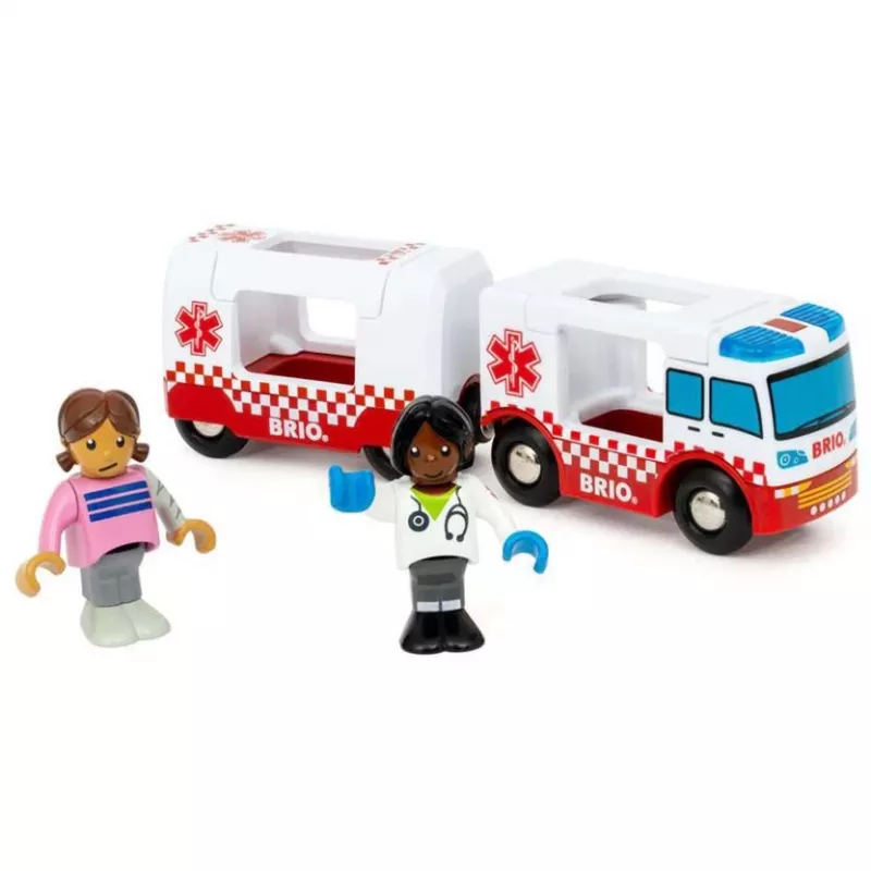 BRIO World Rescue Ambulance Toy Vehicle