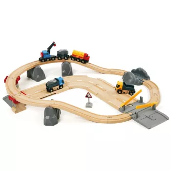 BRIO World Roads & Rails Stone Loading Set