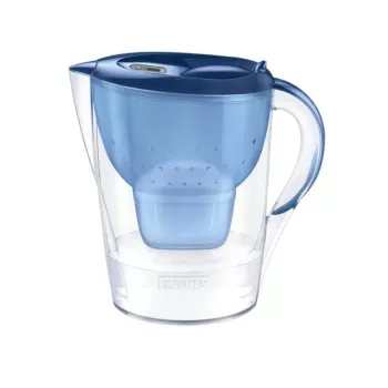 Brita Marella+ Water Filter Jug with 4 MaxtraProPP Cartridges (2.4L, Blue)