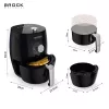 Brock AFM 3501 BK Air Fryer 3.5L 1300-1500W Black Digital Basket Fryer
