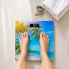Brock BS 001 Digital Bathroom Scale with Tempered Glass Platform, 180 kg Capacity, 100 g Precision, Step-On Technology, 2xAAA Batteries Included
