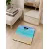 Brock BS 002 Digital Bathroom Scale with Tempered Glass Platform, 180 kg Capacity, Blue Backlight LCD, Batteries Included