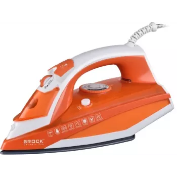 Brock BSI 5503 OR Steam Iron 2600W Ceramic Soleplate Orange