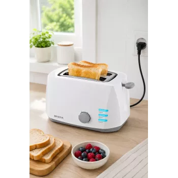 Brock BT 1002 WH Toaster 800W, White