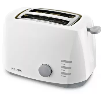 Brock BT 1002 WH Toaster 800W, White