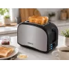 Brock BT 1003 SS Toaster 800W, Black/Steel