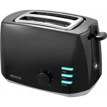 Brock BT 1005 BK Toaster 800W, Black