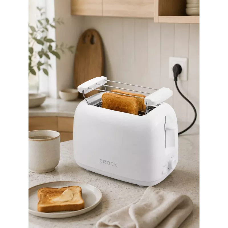 Brock BT 1008 WH 2-Slice Toaster 750W White