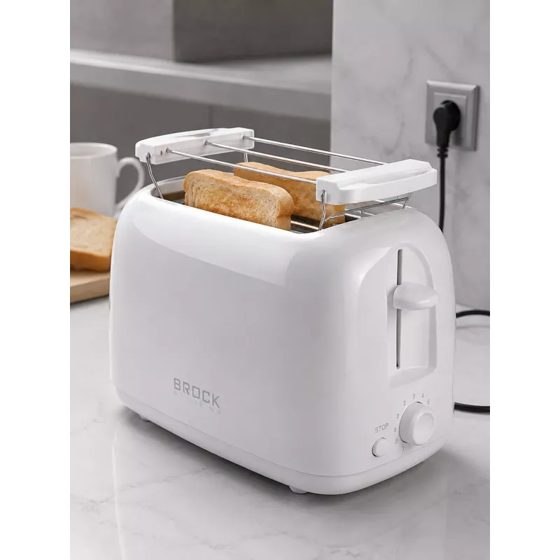 Brock BT 1008 WH 2-Slice Toaster 750W White