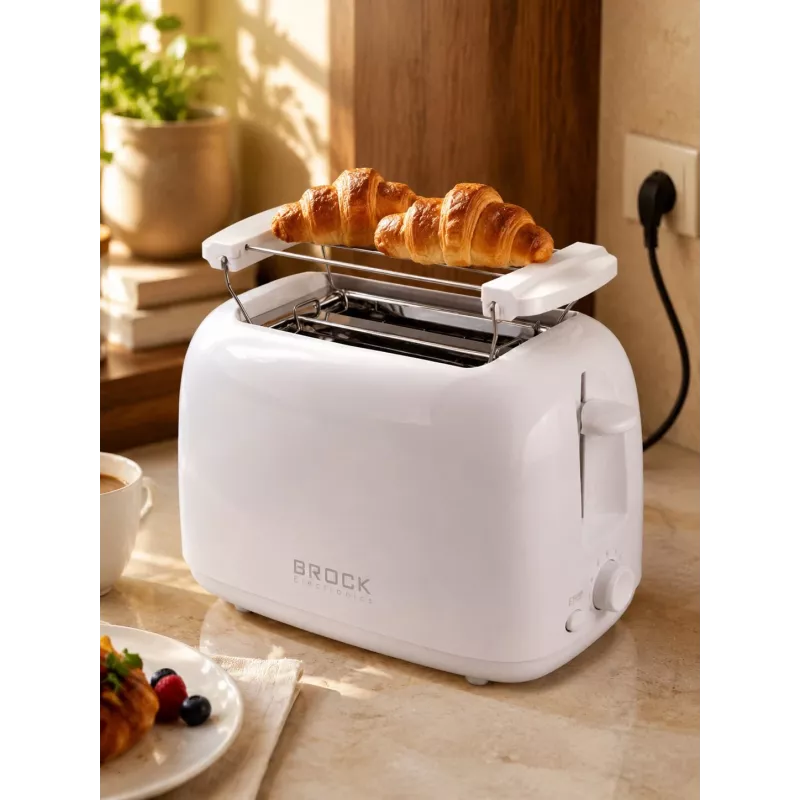 Brock BT 1008 WH 2-Slice Toaster 750W White