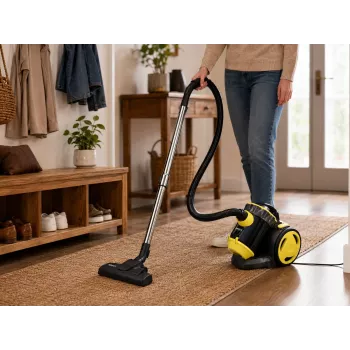 Brock BVC 8056 YT Cyclone Bagless Vacuum Cleaner 800W Black/Yellow