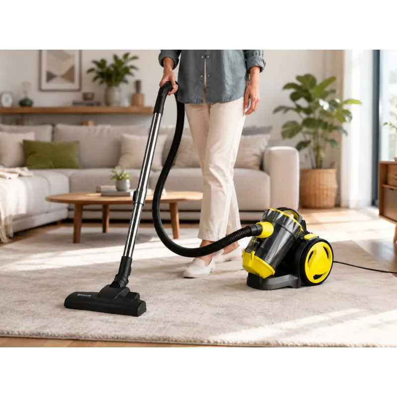 Brock BVC 8056 YT Cyclone Bagless Vacuum Cleaner 800W Black/Yellow