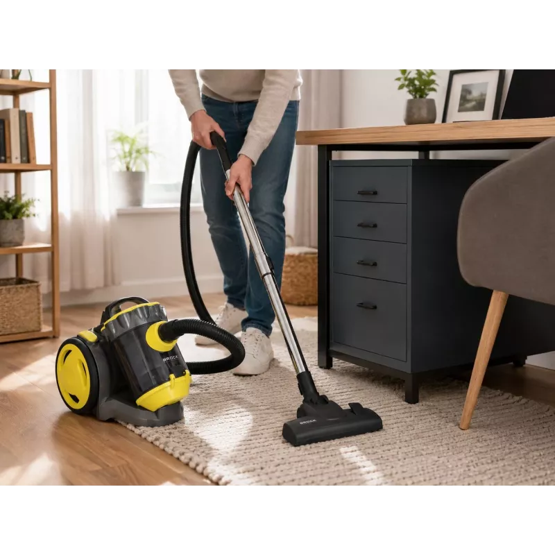 Brock BVC 8056 YT Cyclone Bagless Vacuum Cleaner 800W Black/Yellow
