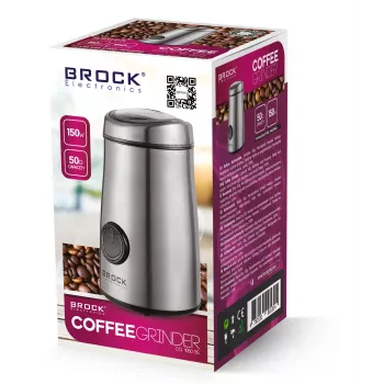 Brock CG 1050 SS Coffee Grinder 150W, Steel